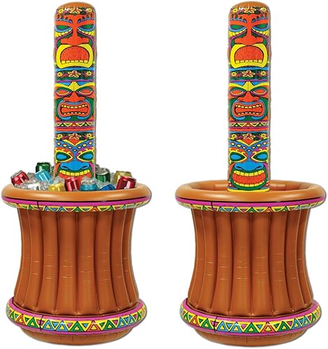 Miniatura 9 de Beistle Enfriador inflable - Contenedores de bebidas para fiestas, enfriador de bebidas, decoraciones de fiesta Luau, decoraciones de fiesta