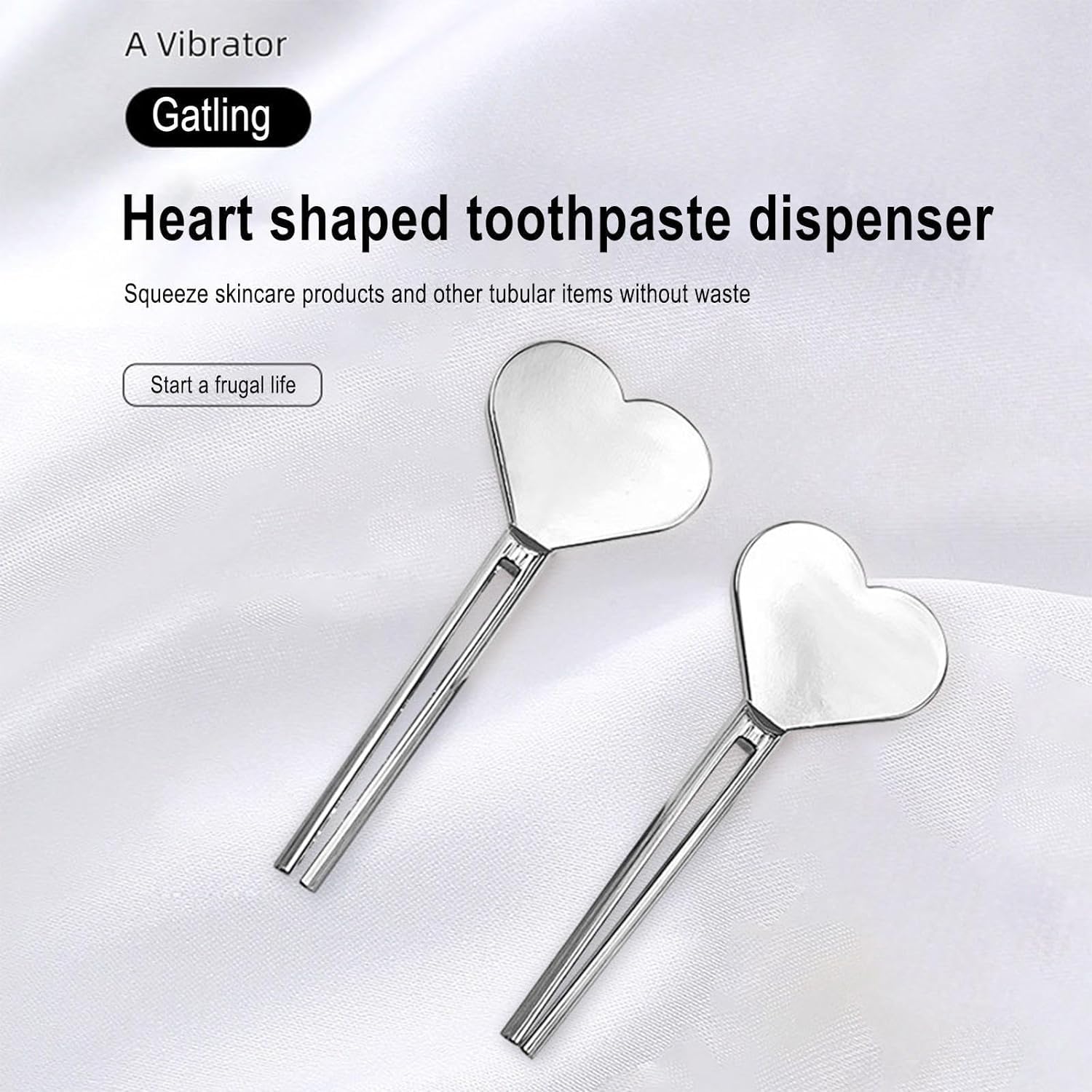 LNYMZD 2 x Silver Toothpaste Tube Keys, Metal Tube Squeezer for Toothpaste Creams, Colours, Cosmetics and Hair - Image 3
