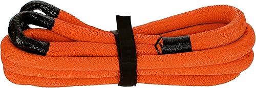 Miniatura 7 de ABN Cuerda cinética de recuperación de 3/4 pulgadas x 20 pies, cuerda cinética para equipo de recuperación todoterreno con una resistencia a la