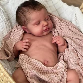 Anano Full Silicone Baby Doll 20 Inch Reborn Baby Dolls Silicone Full Body Girl, Realistic Babys Doll Lifelike Newborn Babies, Real Life Babys Reborn Dolls with Accessories