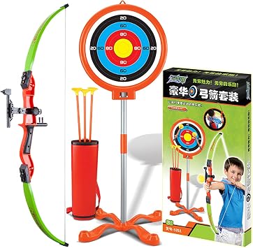 Amazon Co Jp Zshjgjr アーチェリーセット 弓矢 おもちゃ 子供おもちゃ アーチェリー 弓 的あて 誕生日 新年 クリスマス プレゼント 男の子 6歳 吸盤矢 安全性 射的 屋内 屋外 アウトドラ 弓矢セット スポーツ アウトドア