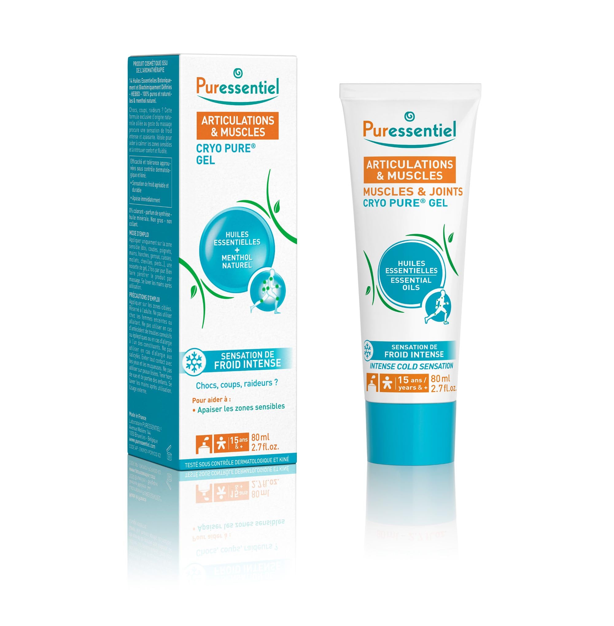 Puressentiel Gel Effet Froid aux 14 Huiles Essentielles 80 ml