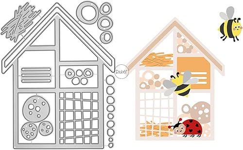 Miniatura 4 de DzIxY Irregularidad Casas Árboles Troqueles de corte de metal para hacer tarjetas de papel de estampado troquelado Sets Álbum Scrapbooking