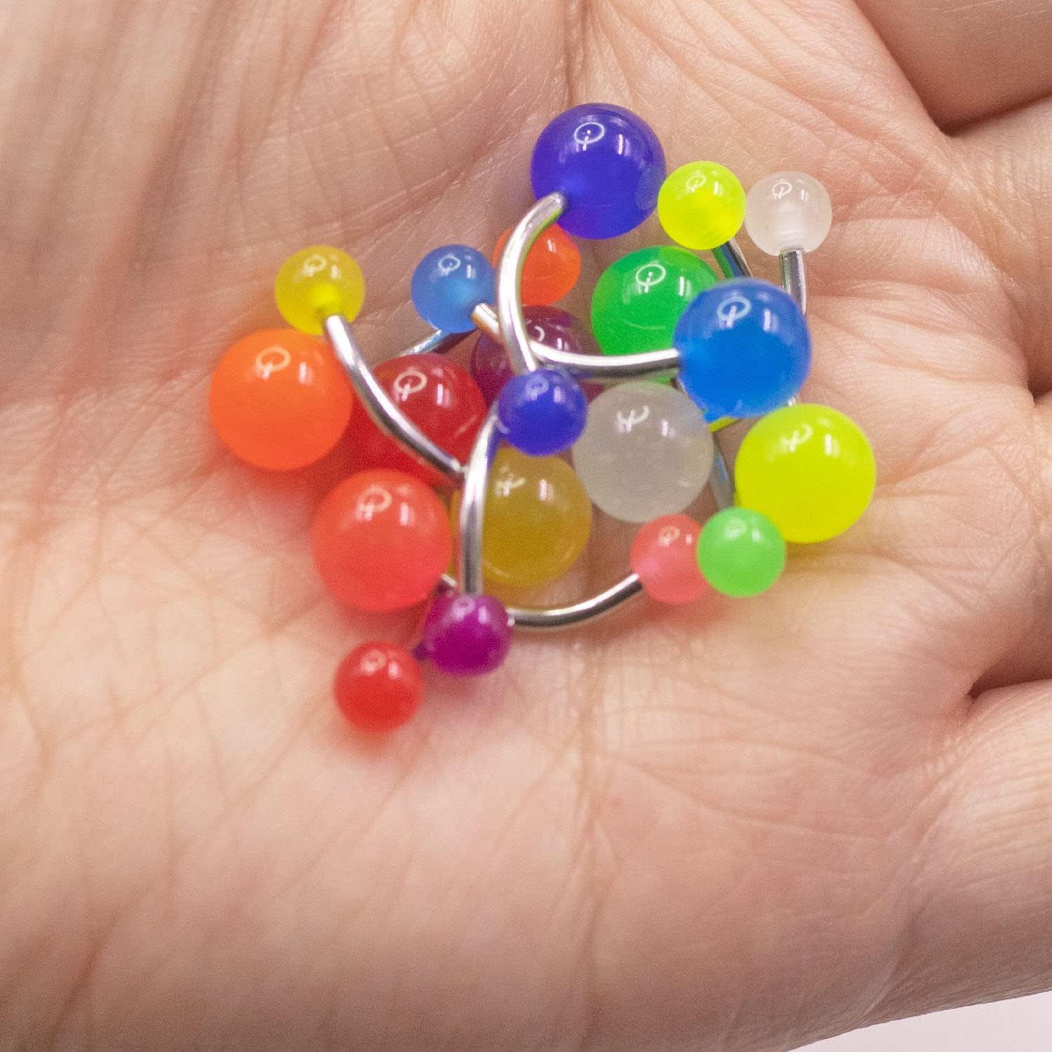 10PCS Belly Button Rings Glow in The Dark Belly Barbells 14G Belly Piercing Jewellery for Women Men - Image 7