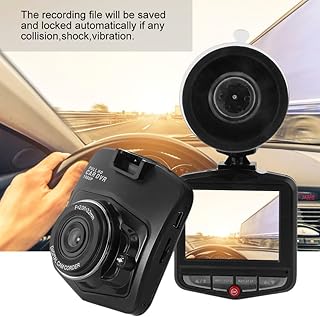 Ambay computer HD 1080P Vehicle DVR Video Recorder Dashboard Camera for Android/iOS Devices (Colour May Vary)