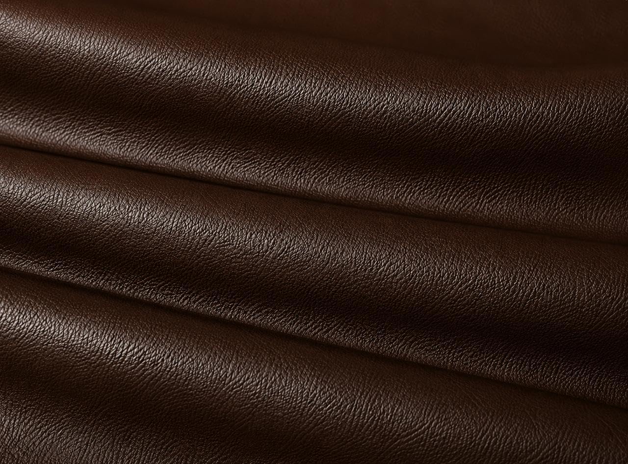 Poly Fabric Upholstery Premium Rexine Fabric Artificial Leather Sheet - 140 cms Width - PU Mix, Matte Finish - 1 Meter-image-45
