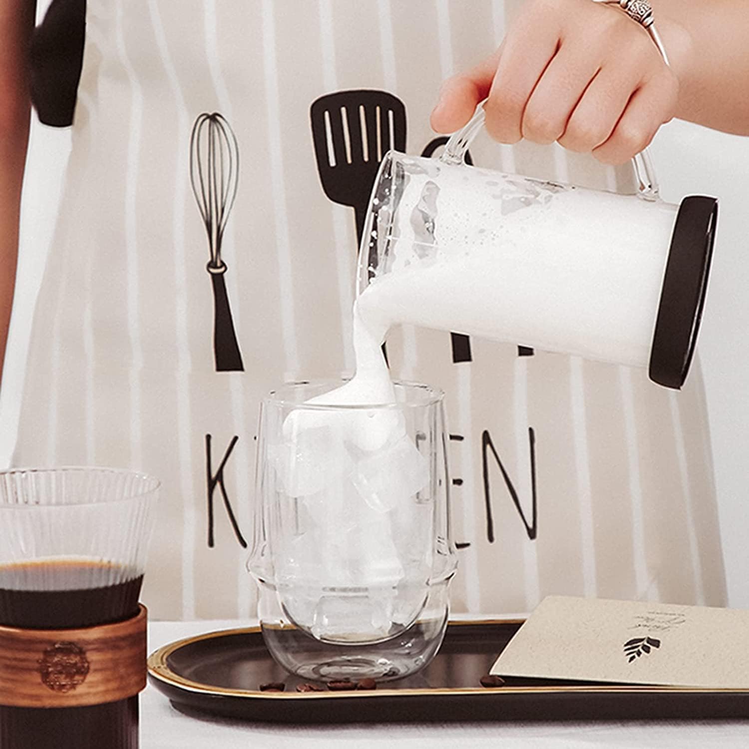 máquina de café, Cafetera De Prensa, Prensa De Café, Cafetera, Cafetera, Cafetera De Prensa Francesa, Cafetera De Prensa Francesa con Triple Filtro De Acero Inoxidable, Cafetera, Vidrio De Borosilicat
