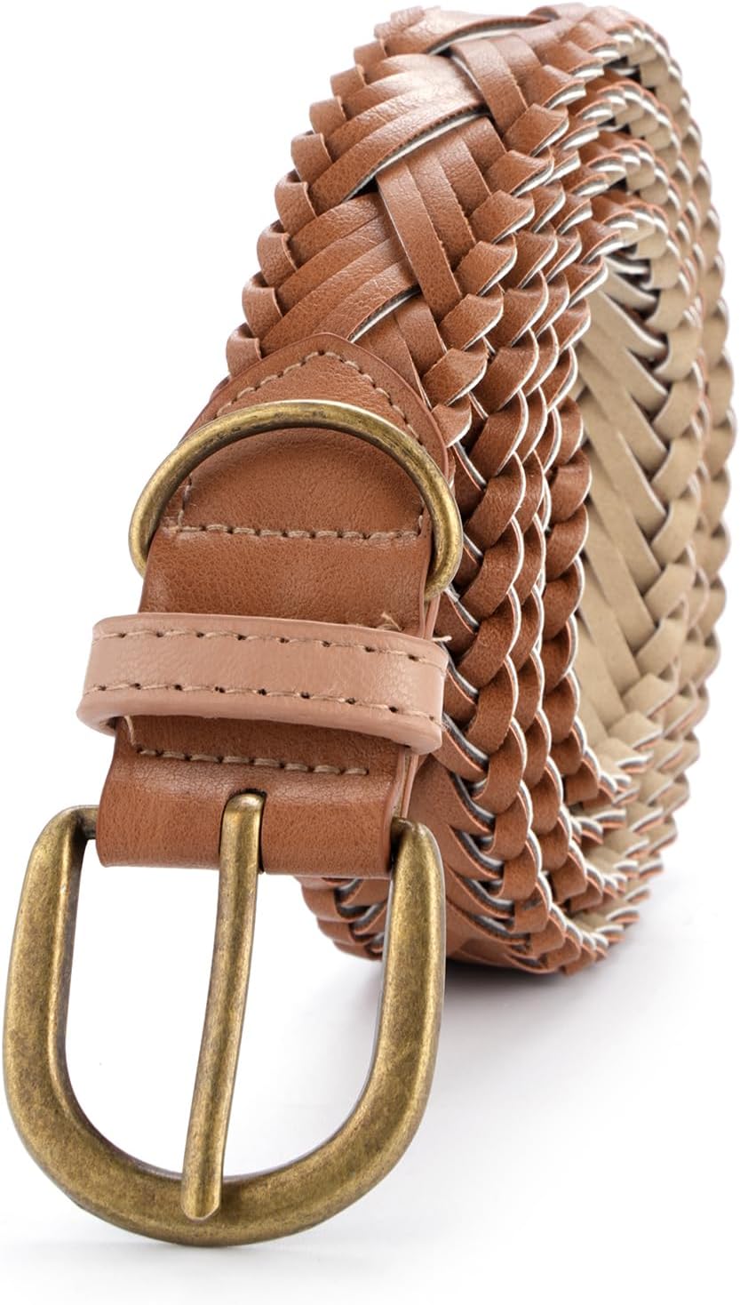 Hand-woven women's skirt retro belt fashionable pin buckle versatile casual jeans belt - Image 4