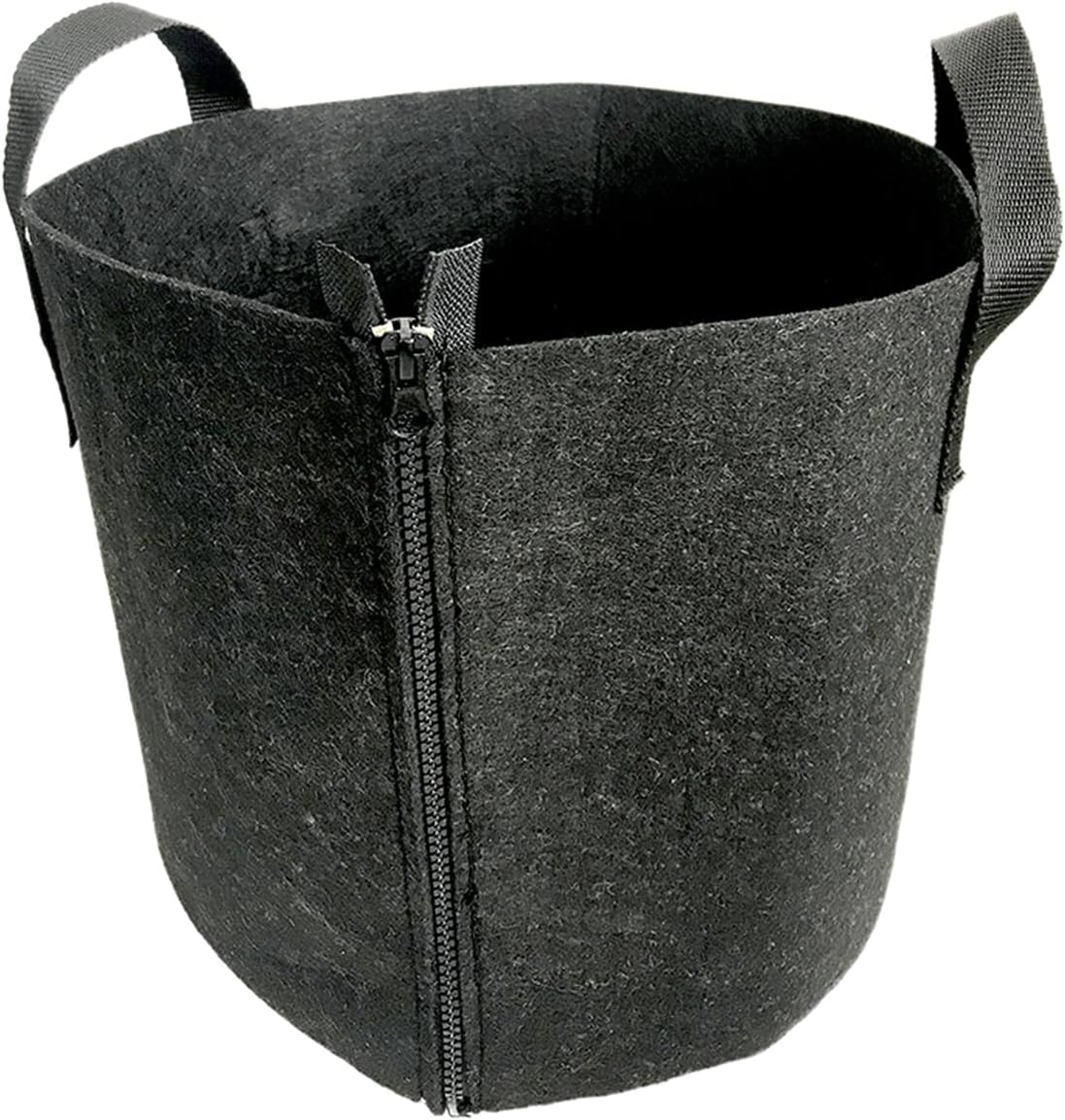 Grow Bags with Handles Zipper Closure 5 Gallons Garden Bag Reusable Gardening Bag Vegetables Planter Bags for Growing Plants Flowers Vegetables Gardening Accessory Rokie