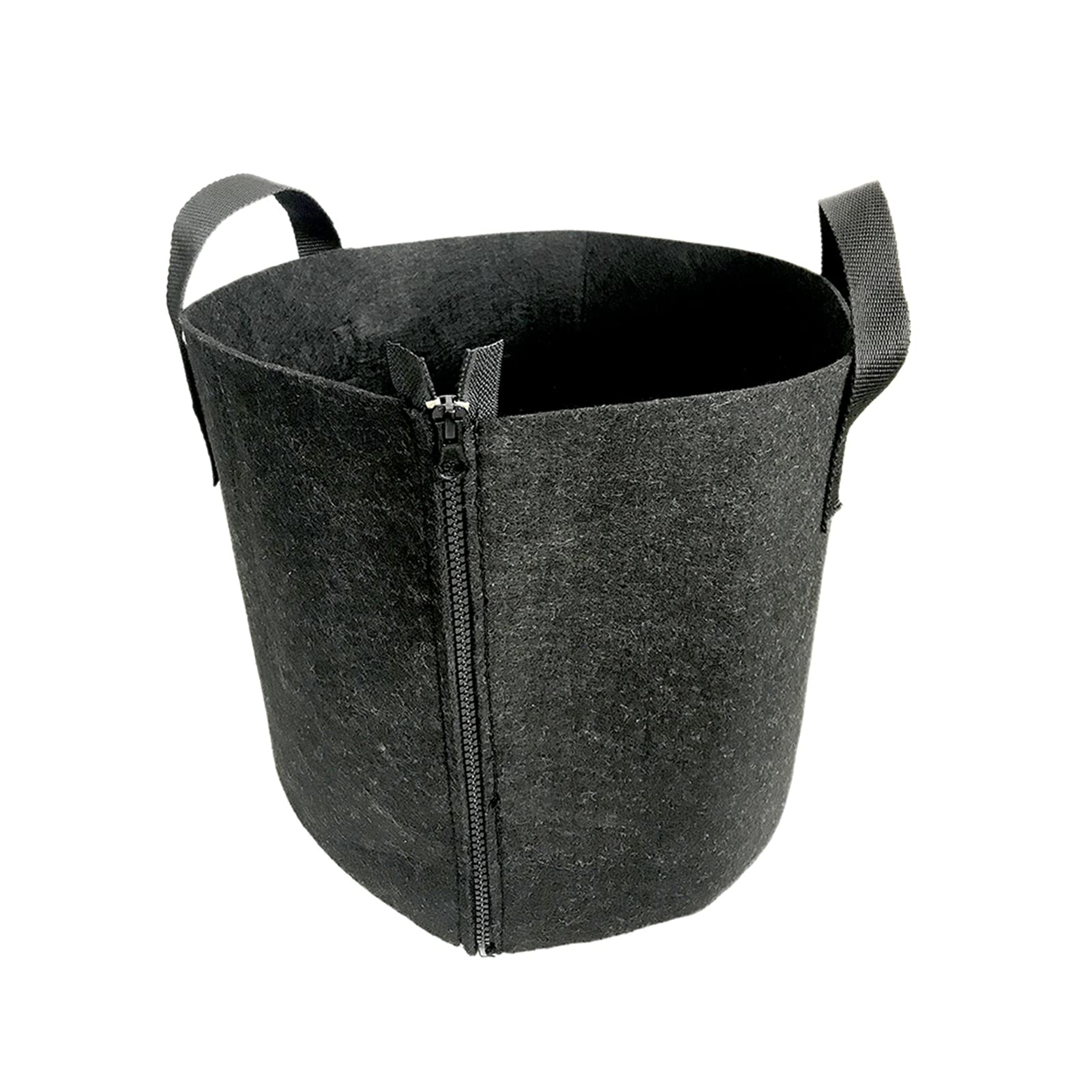 Grow Bags with Handles Zipper Closure 5 Gallons Garden Bag Reusable Gardening Bag Vegetables Planter Bags for Growing Plants Flowers Vegetables Gardening Accessory Rokie