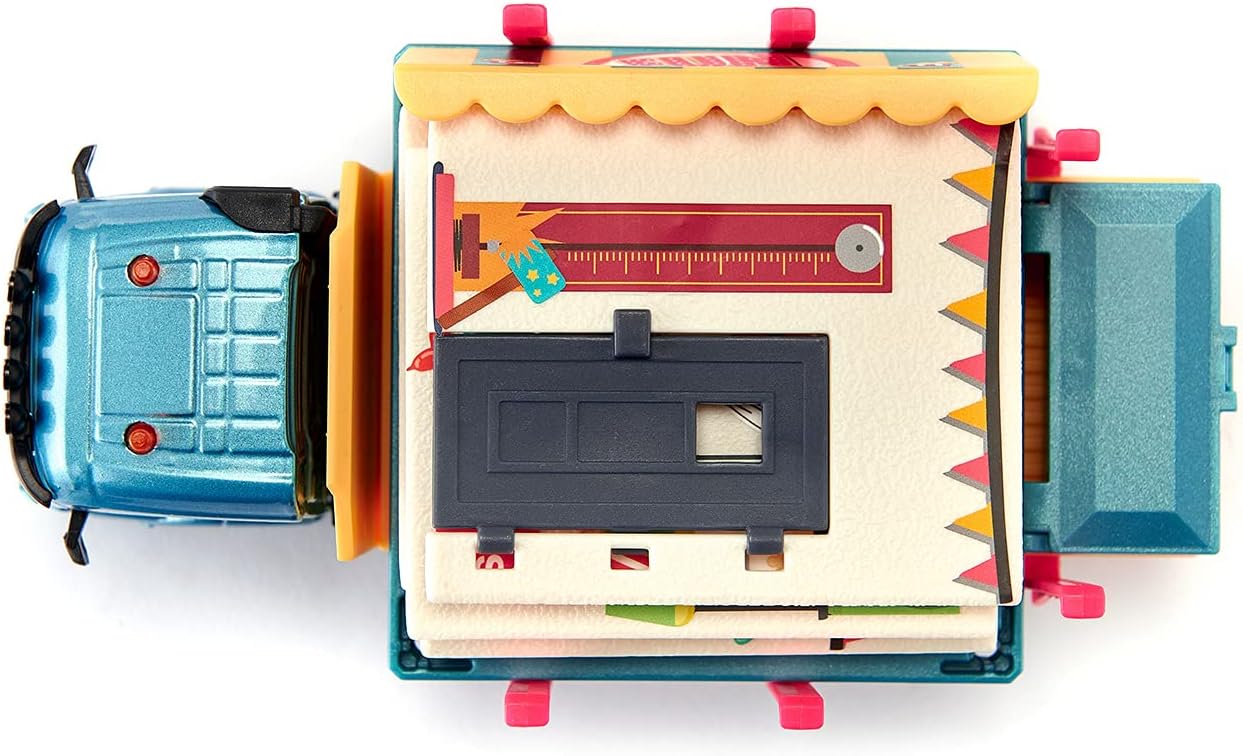 SIKU 3562, Prefabricated House Transporter, Toy Truck, 1:50, Metal/Plastic, Multicolour, Incl. House and Sticker Sheet