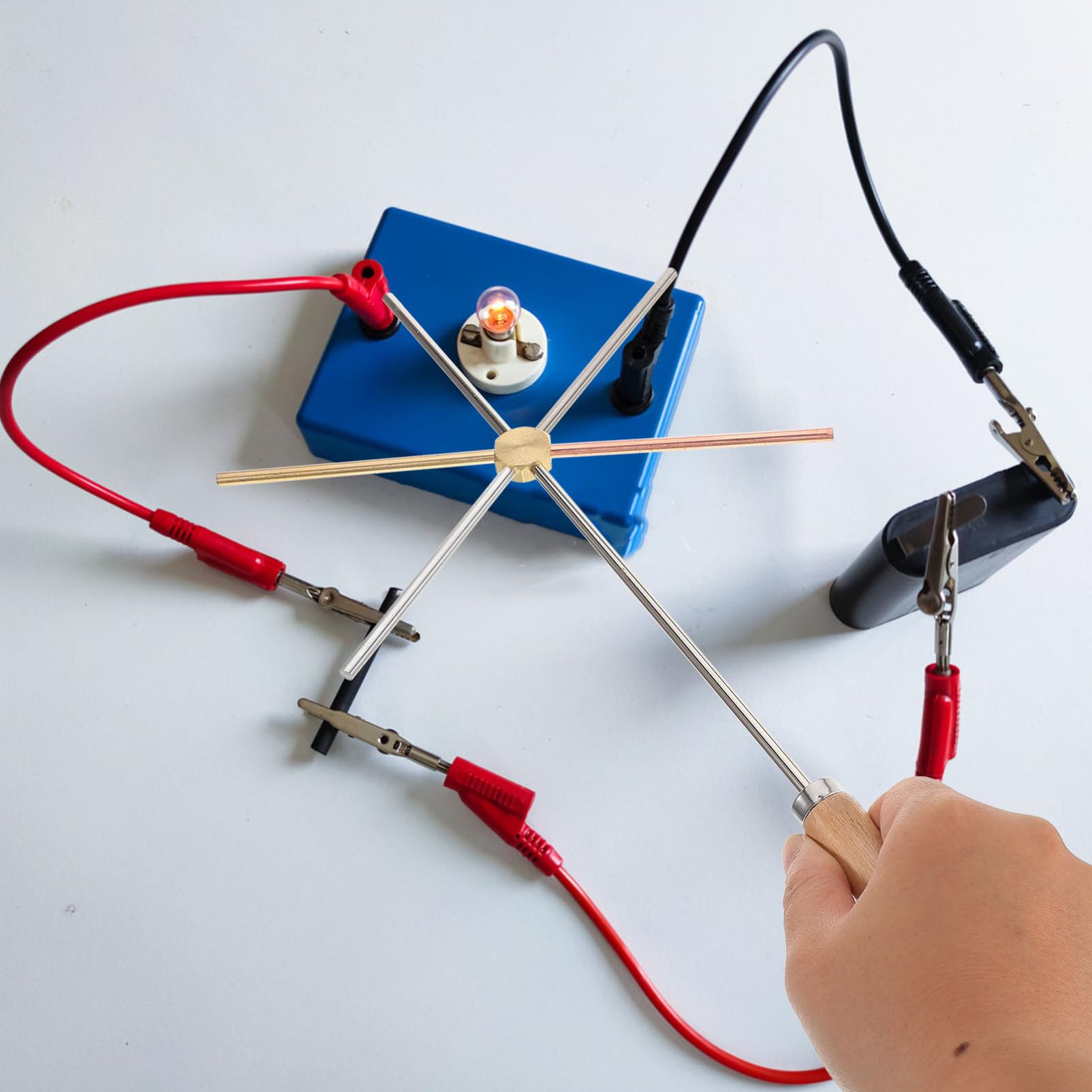 2pezzi Heat Conduction Demonstrator Dispositivo Didattico Per Conducibilità e Strumento Per Esperimenti Scolastici e Comprensione Della Conduzione Del