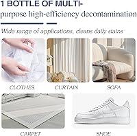 Vista 6 de Removedor de manchas de aceite para ropa, removedor de manchas de ropa con enzimas activas, limpieza enzimática activa, removedor de manchas de ropa