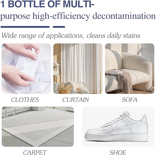 Miniatura 6 de Removedor de manchas de aceite para ropa, removedor de manchas de ropa con enzimas activas, limpieza enzimática activa, removedor de manchas de ropa