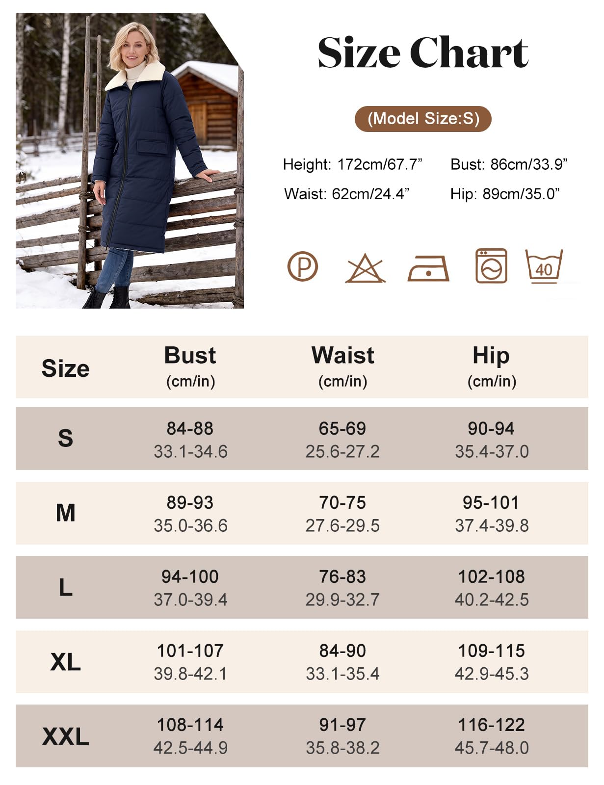 heekpek Manteau Long Femme Hiver Veste Polaire Parka Chaud Matelassée Manteaux Zippé Doudoune mi Longue Jacket Casual Blouson avec Poches