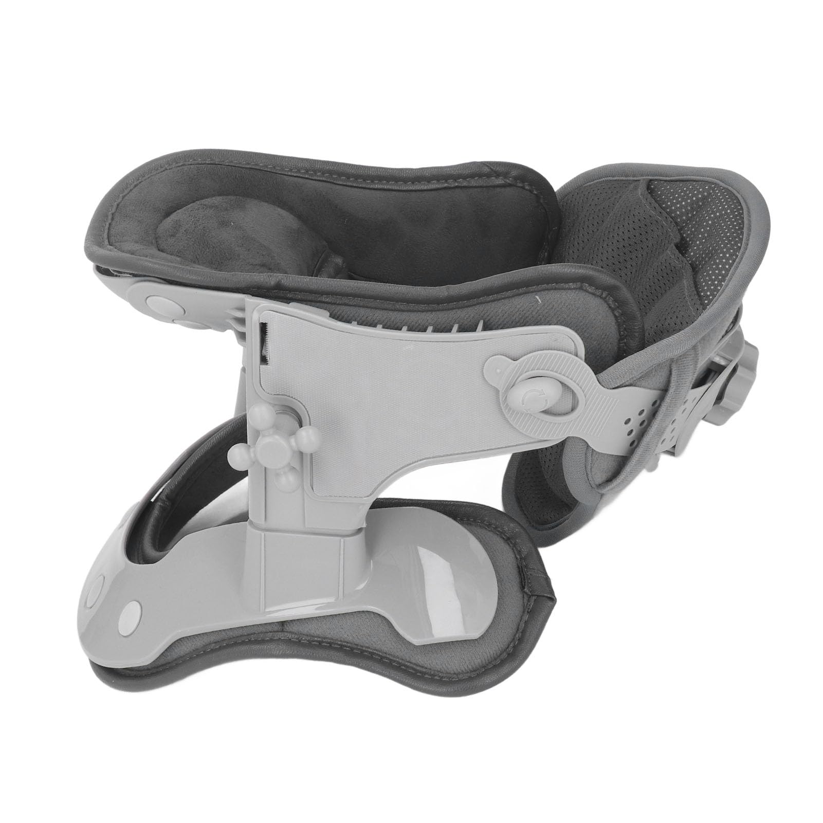 Soporte de Cuello Ajustable, Dispositivo de Tracción Cervical de Compresa Caliente para el Hogar