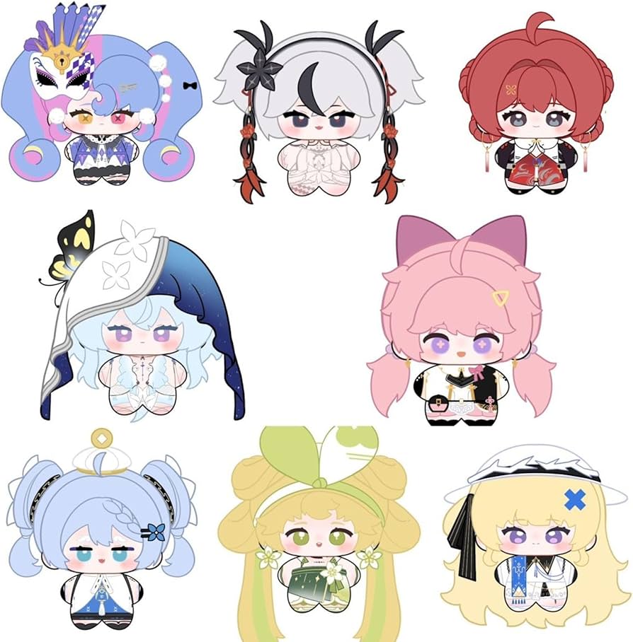 Amazon.co.jp: 鳴潮 ぬいぐるみ 10cm フィービー アンコ 釉瑚