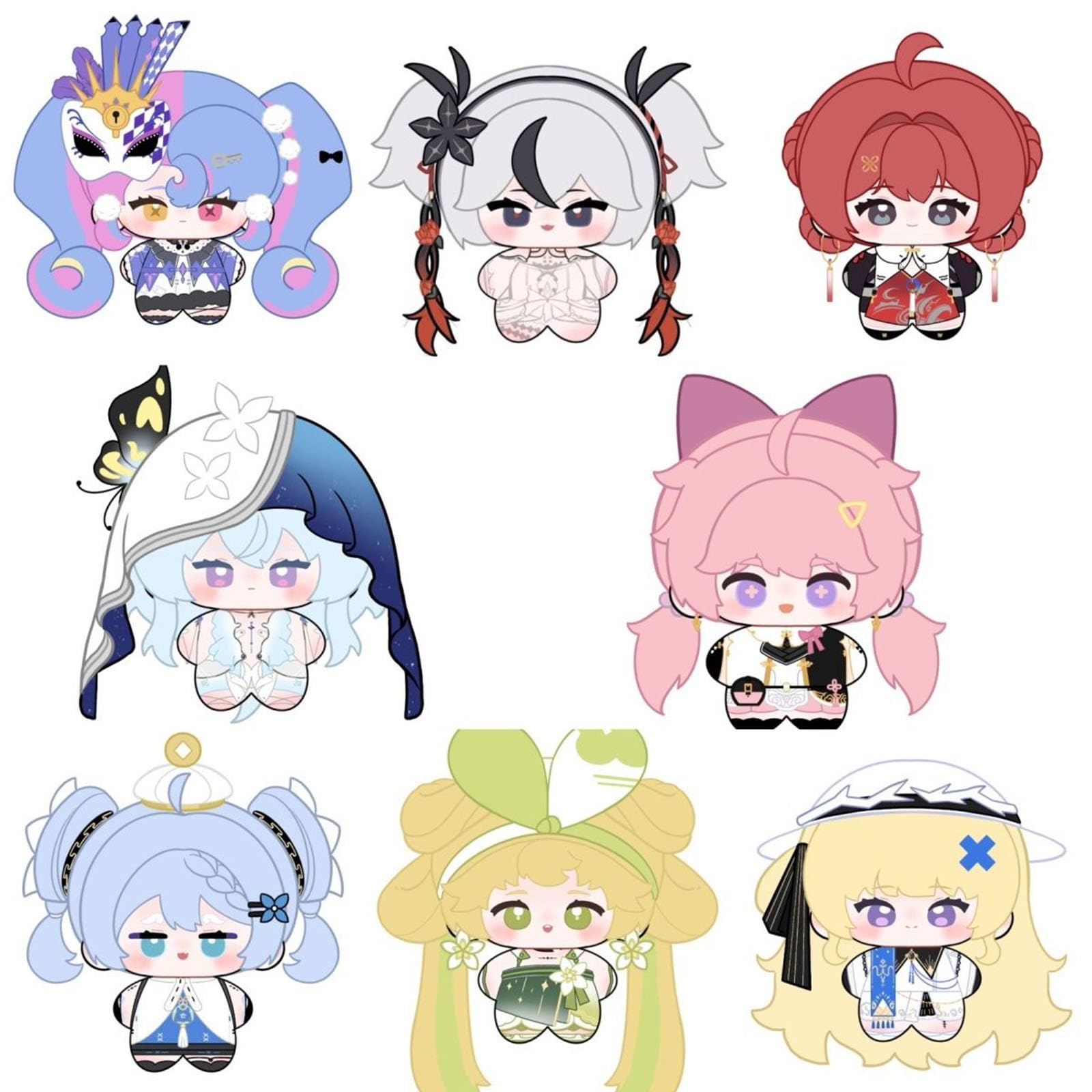 Amazon.co.jp: 鳴潮 ぬいぐるみ 10cm フィービー アンコ 釉瑚