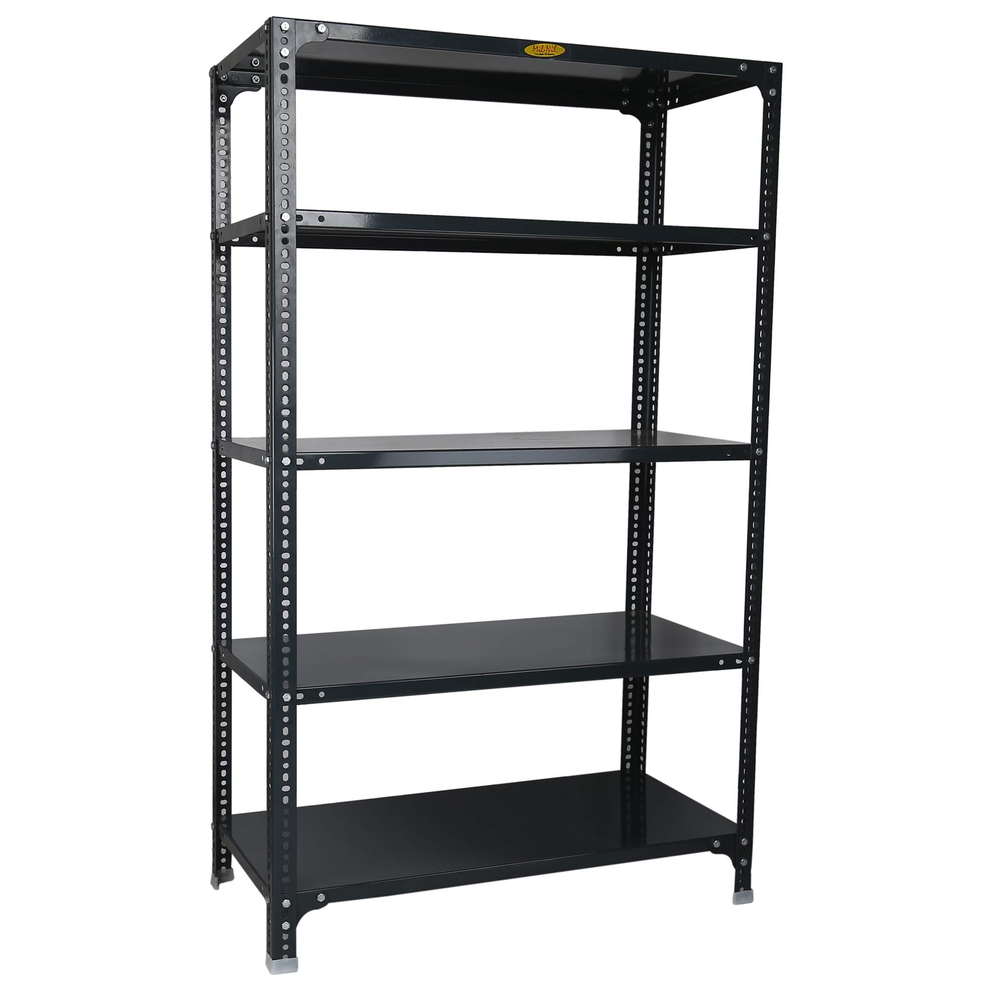 Mil-Nil Prime CRC Sheet 5 Shelf Multipurpose Slotted Angle Rack, 60 x 36 x 18 Inch, 20 Gauge (Grey) 14 Gauge Angles (B0845THL6V) Amazon Price History, Amazon Price Tracker
