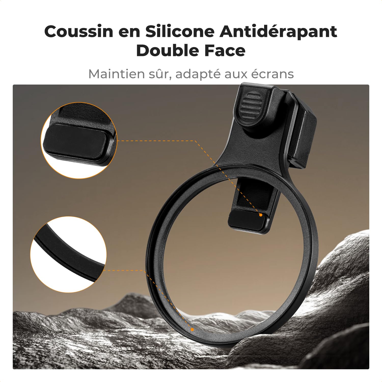 K&F CONCEPT 67mm Kit de Filtres pour Téléphone Objectif ND2-32, Filtre de Réduction de La Lumière à Densité Neutre, Compatible avec iPhone 17/16/15/14/13/12, 16/15/14/13/12 Pro et Pro Max, Samsung