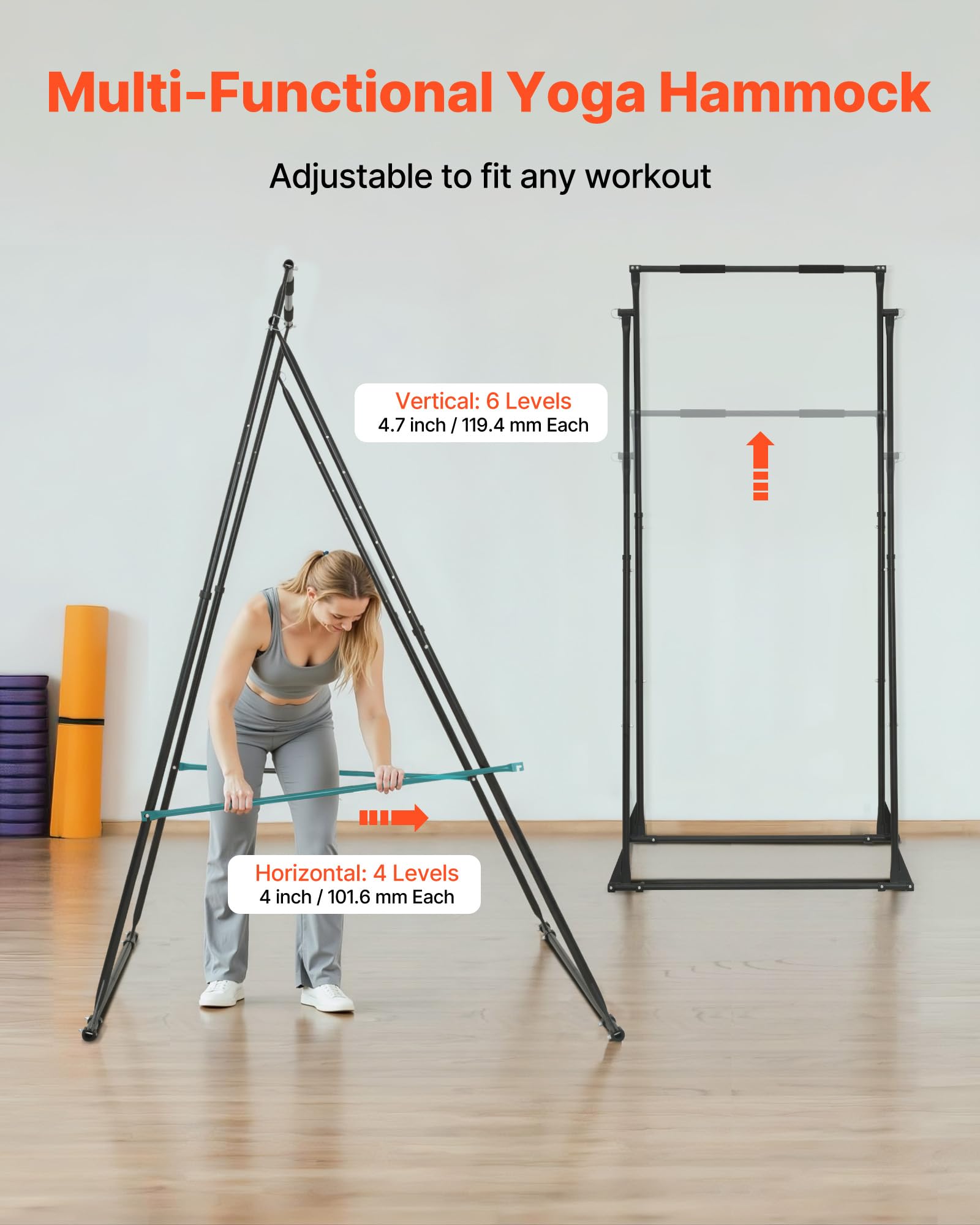 VEVOR Kit Balançoire de Yoga Aérien et Hamac