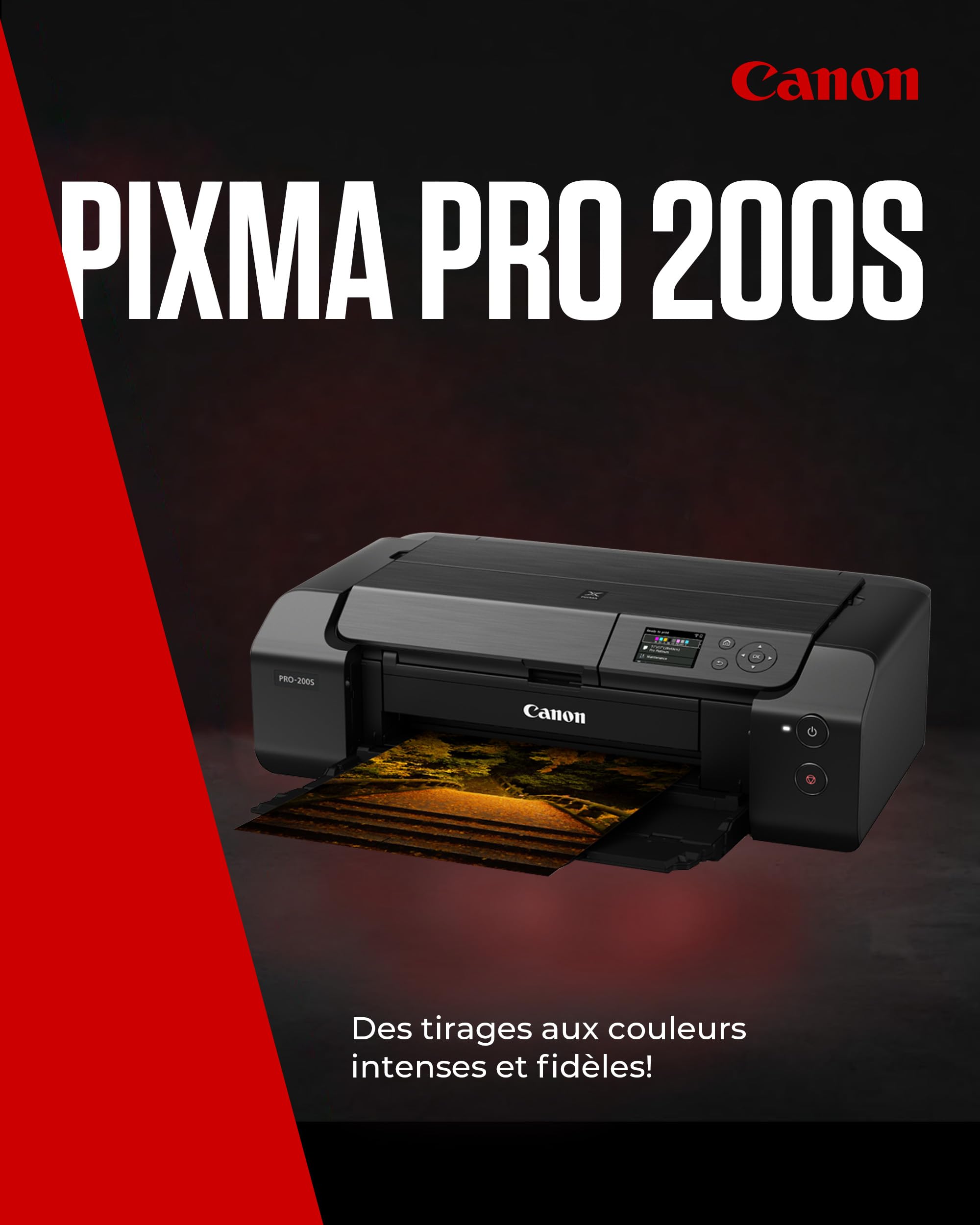 Canon PIXMA PRO-200S Imprimante Photo 8 Encres Couleur Tirages Couleurs Intenses