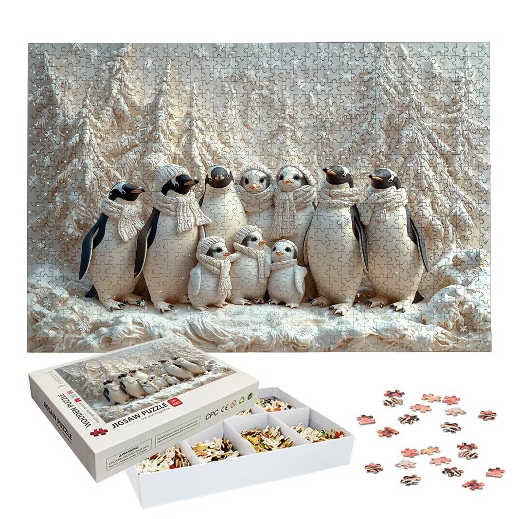 Puzzle Pinguino, Puzzle 1000 Pezzi per Adulti, Regalo Donna/Uomo -2177