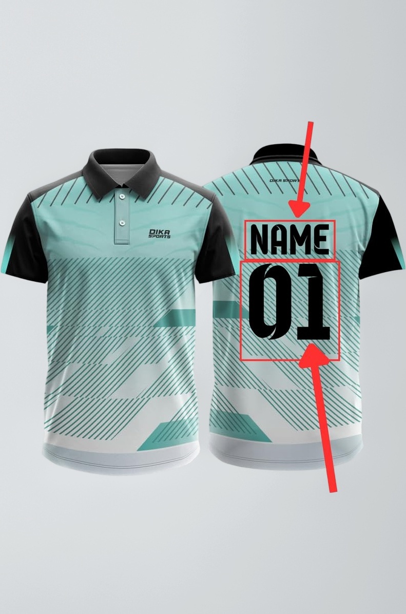Custom Add Name and Number Jersey for Men Cricket t-Shirt | 2 Year to 5XL
