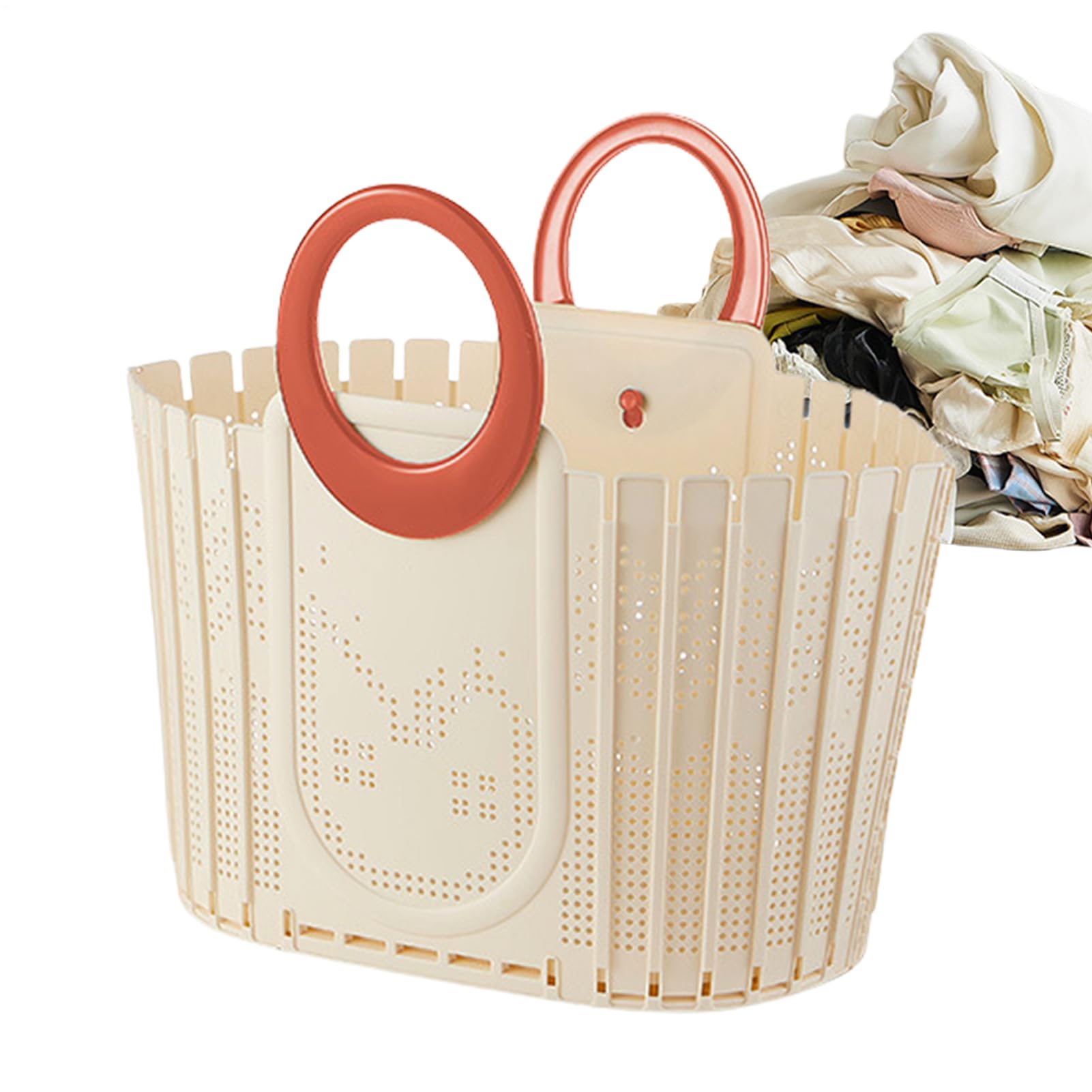 Panier à linge pliant et ventilé pour un gain de place optimal