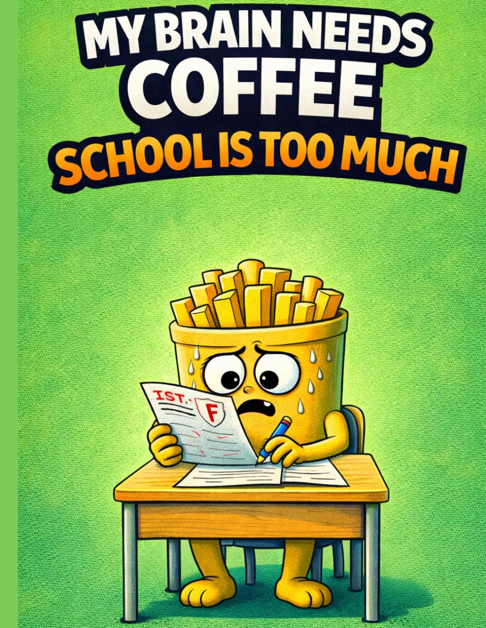 My Brain Needs Coffee - School Is Too Much