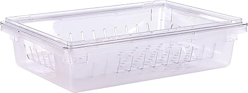 Miniatura 4 de Carlisle FoodService Products Storplus Colador de contenedor de almacenamiento de alimentos con diseño apilable para catering, bufés, restaurantes,