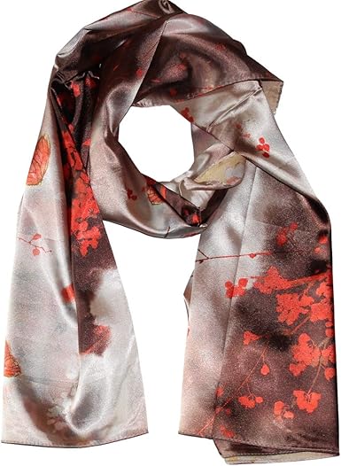 Large silk scarf amazon Clearance