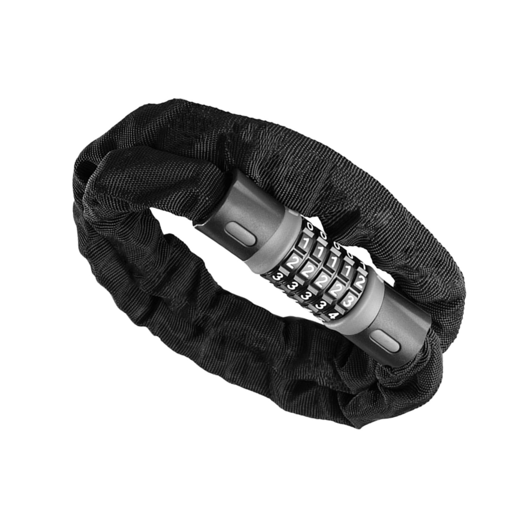 Chaîne robuste acier revêtement nylon noir et gris de haute qualité