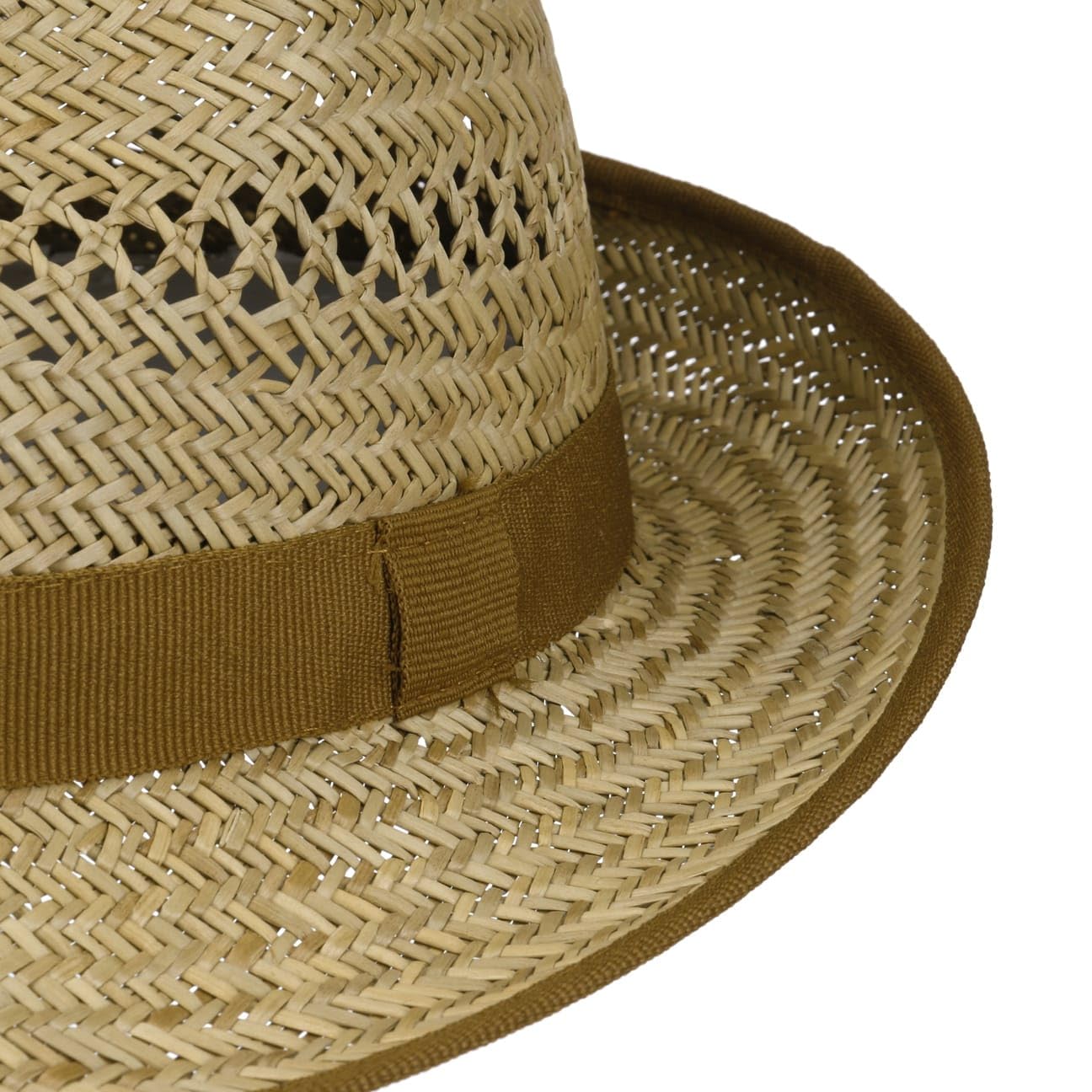 Lipodo Chapeau en Paille Basic Bogart Femme/Homme - Made in Italy de Soleil Plage avec Ruban Gros Grain Printemps-ete Ete