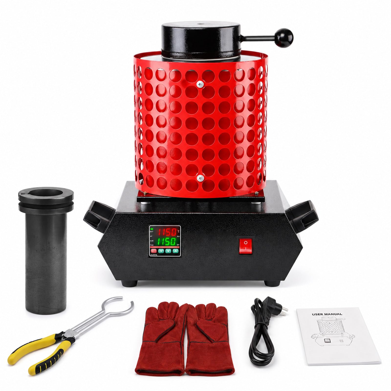 Cyfrowa topiarka do metali, Z perforowaną osłoną metalową 1kg