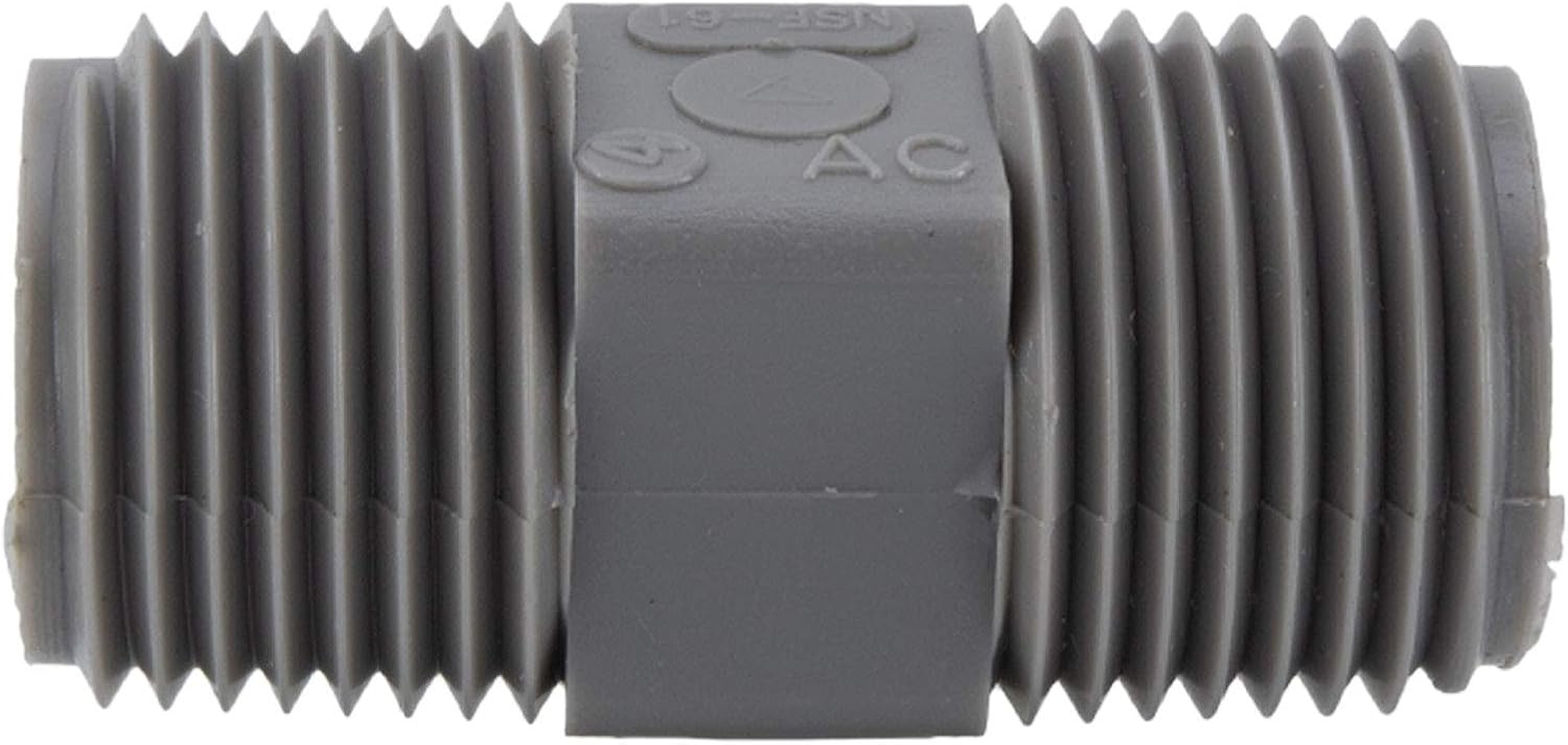 Male-to-Male Adapter for RV Water Pump Silencer