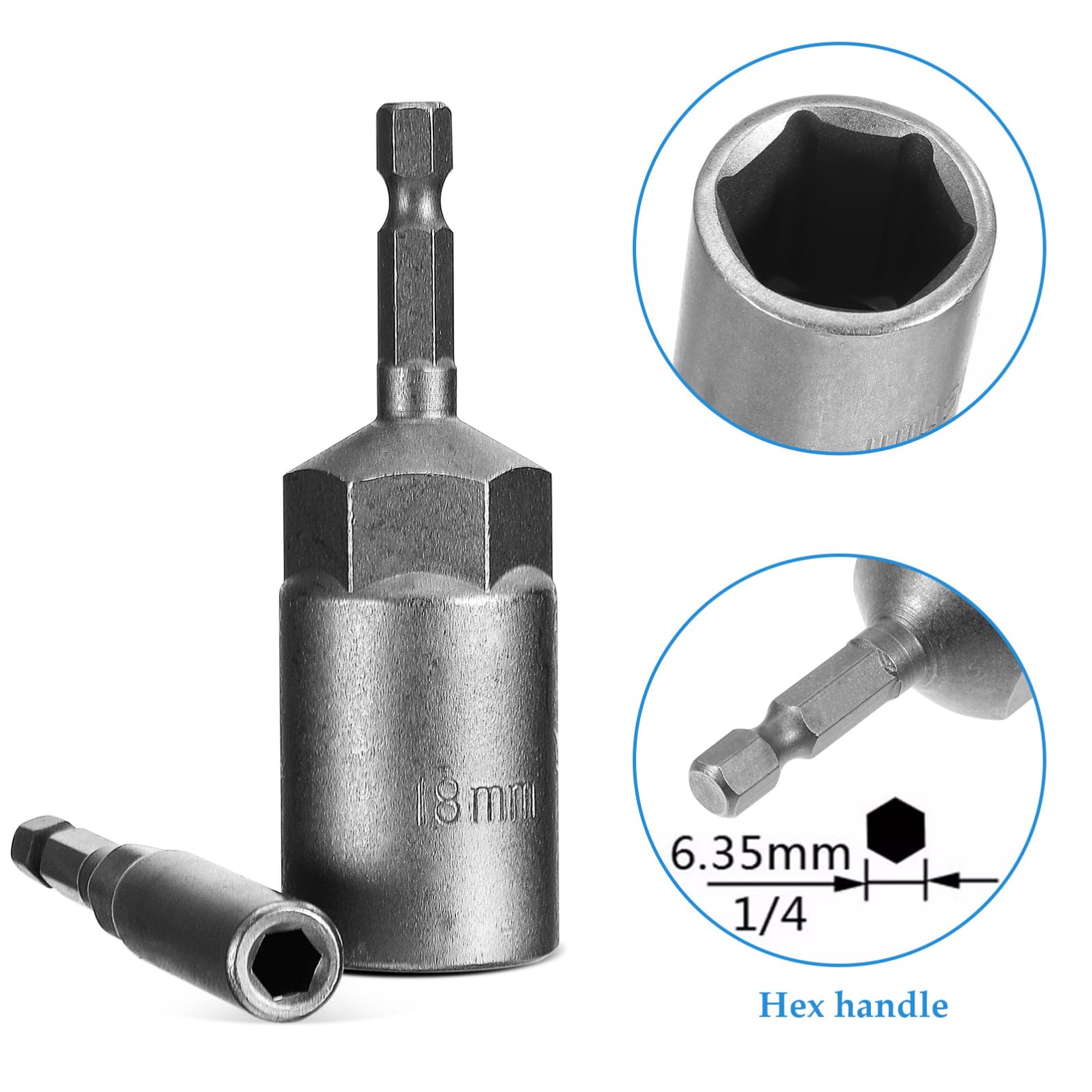 DOITOOL Cabezal De Para Taladro Eléctrico De Vasos Hexagonales Brocas Métricas De Usar