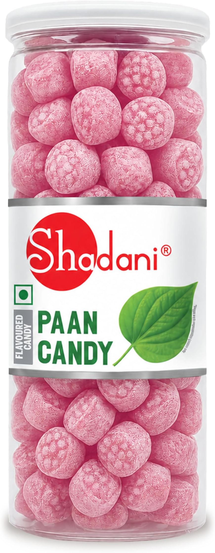 Shadani Paan Candy (Can Of 280g), Rich Indian Flavour Candy/Toffee | Meetha Pan Refreshing Candies For Kids and Adults