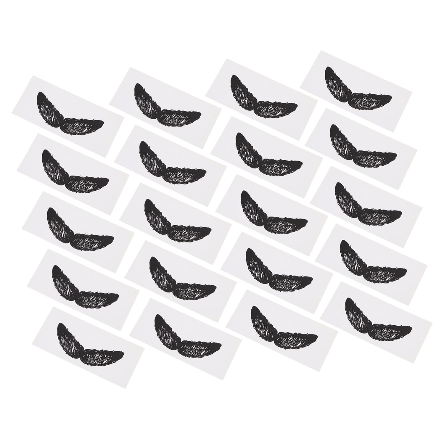 FOMIYES 20pcs Nose Hair Waxing Stickers for Safe and Painless Hair Removal Convenient Depilation Beard Protectors Essential Mustache Styling Tool for Daily Grooming