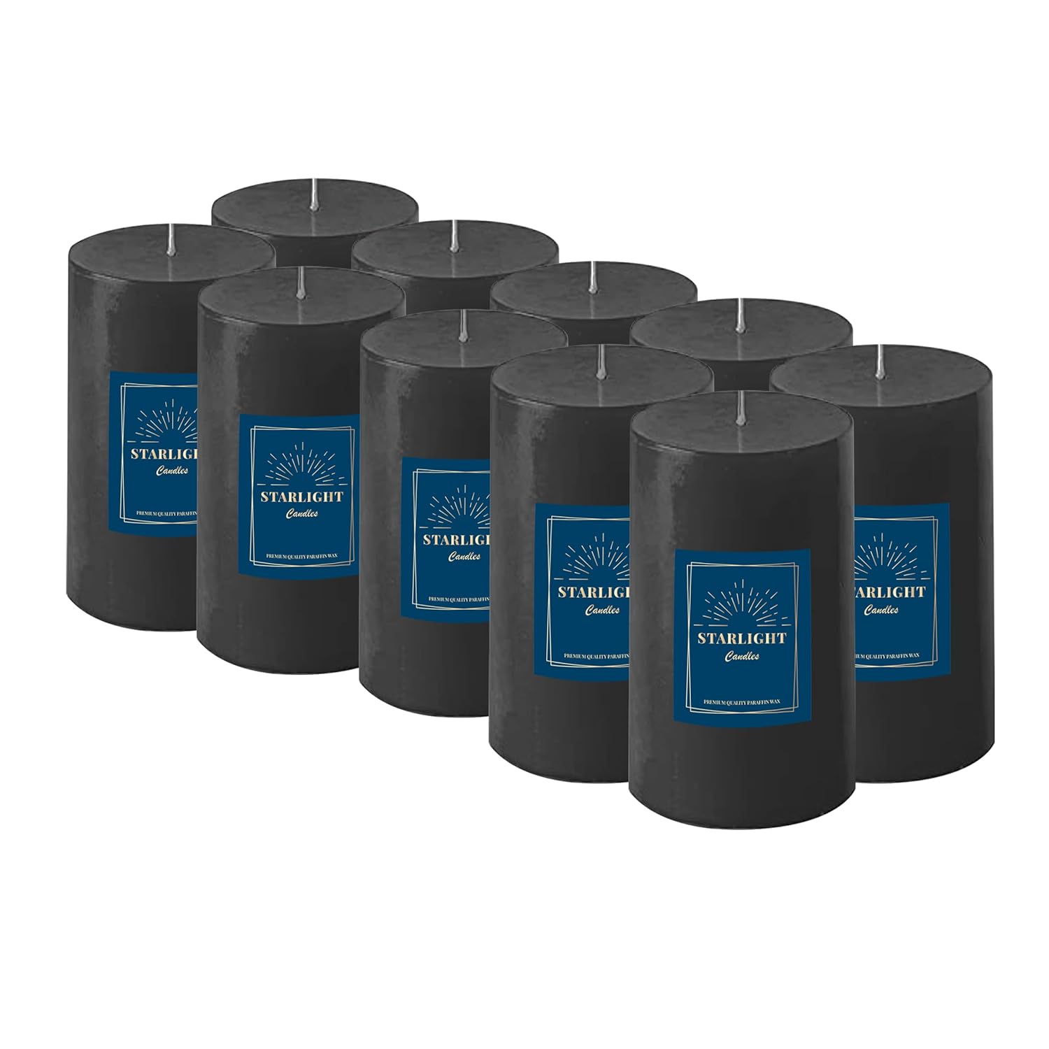 Starlight Candles® Paraffin Wax Pillar Candle 5.0x7.5 cm Hand