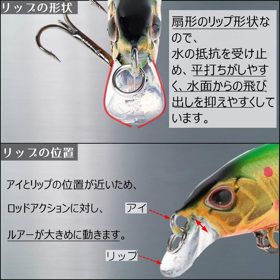 Amazon.co.jp: Contyu 渓流 バス釣り ルアー | トラウト ミノー