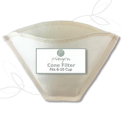 Cloth Reusable Cone Coffee Filter (Size #4) - Made in
