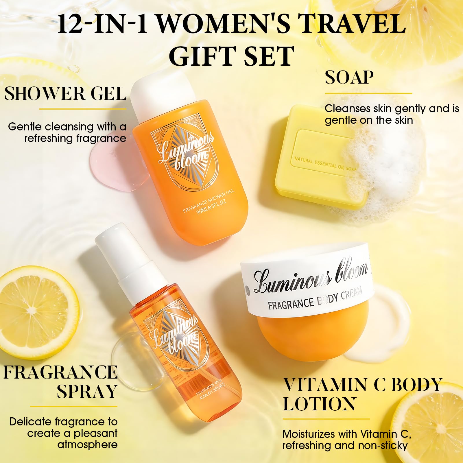 Skincare Coreano Kit, Skin Care Coreano Regalo Mujer, Skincare Coreano con Crema Hidratante Corporal, Perfume, Gel de Ducha, Crema Manos, Lip Balm, Parches Ojos, Jabon, Mascarillas Faciales