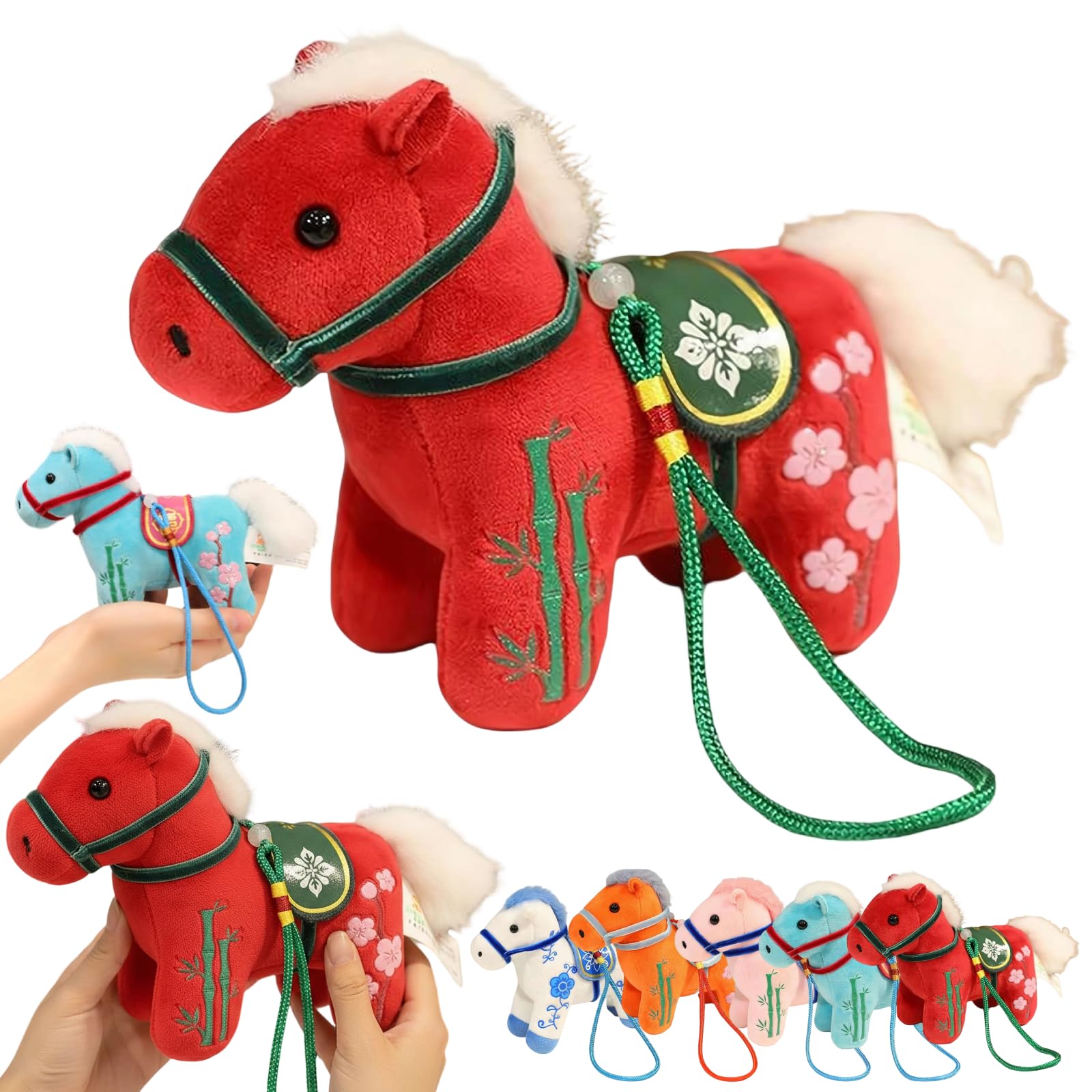 2026 Year of the Horse Chinese New Year Plush Ornament – Cute