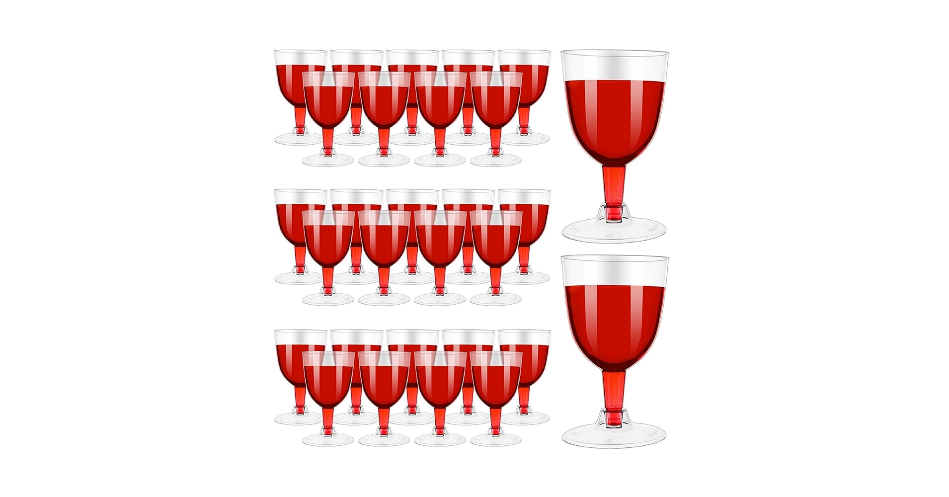 【激安】シャンパングラスプラスティック60個 Amazon | Yierguanシャンパングラス使い捨て60個150 ml