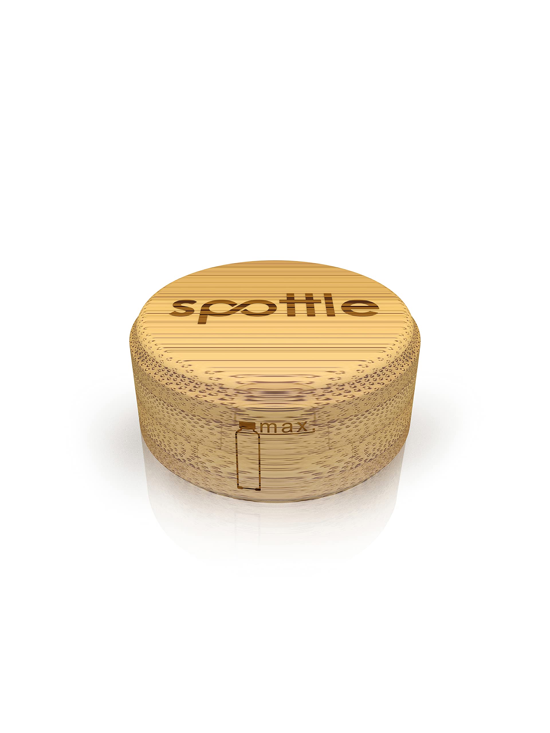 Coperchio Per Bottiglie Spottle - Acciaio Inox E Bambù, Antigoccia - Foto 6