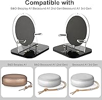 Vista 4 de TXEsign Soporte para Bang & Olufsen Beosound A1 3ª Gen/Beosound A1 2ª, soporte de escritorio con franela antiarañazos