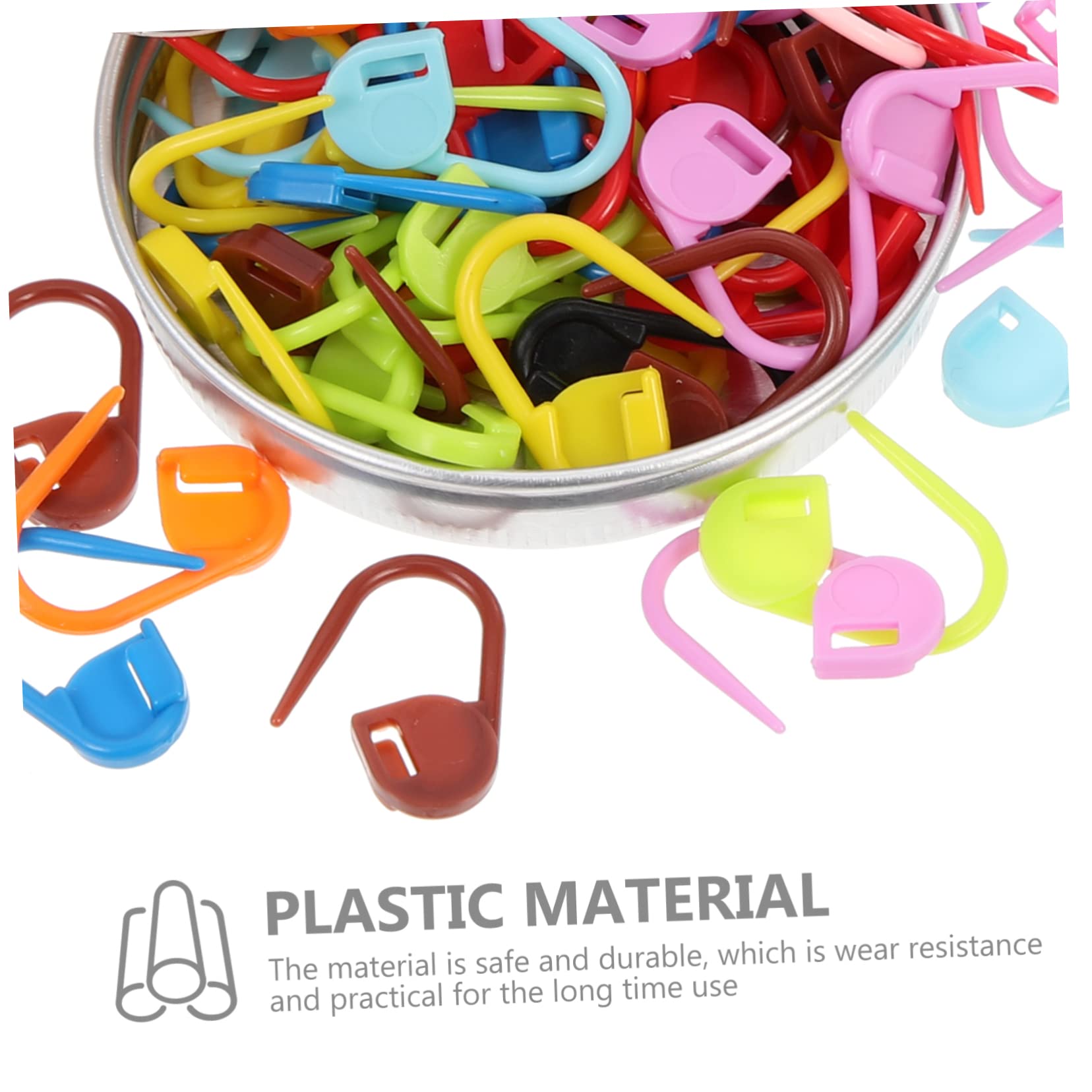 PLAFOPE 2piezas Marcadores De Ganchillo De De Tejer Accesorios Para Manualidades Marcadores De Punto Para Crochet Prácticos y Livianos Para Proyectos