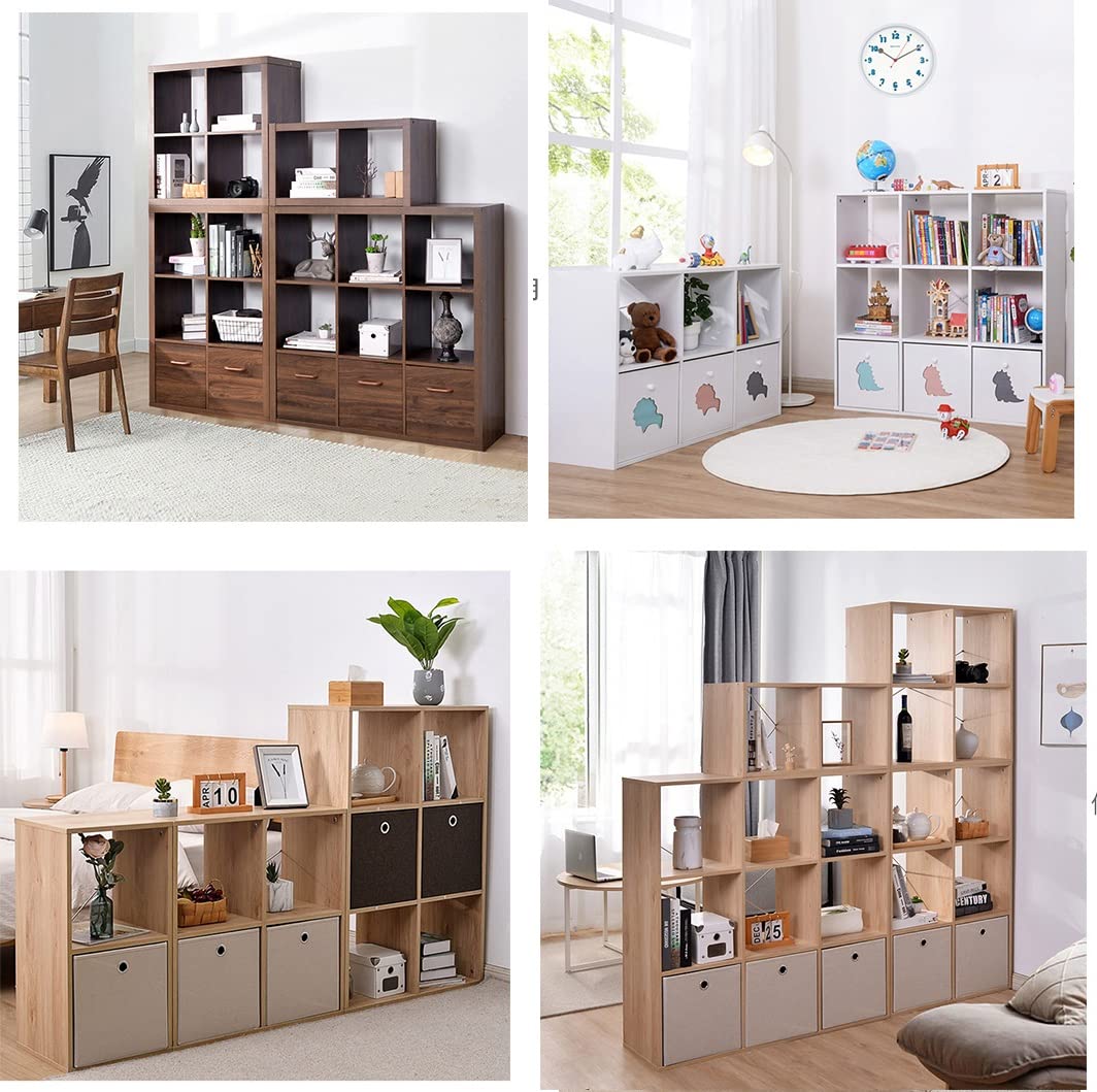 Amazon.com: KIRANDY Bookshelf Rack Floor-to-Ceiling Lattice