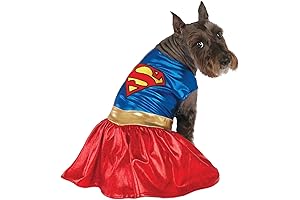 DC Comics Pet Costume, X-Large, Supergirl, Blue